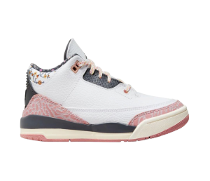 Jordan 3 Retrô vintage floral