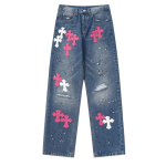 Chrome Heart Cross Patch Denim