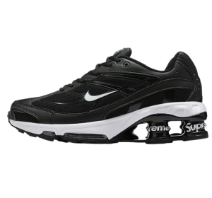 Nike Shox Ride 2 x Supreme preto e branco