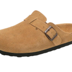 Birkenstock bege Boston Suede Clogs