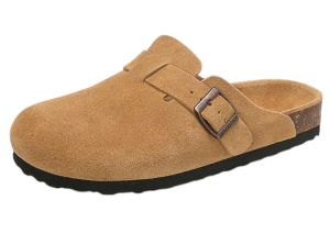 Birkenstock bege Boston Suede Clogs