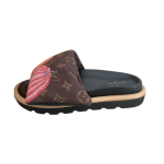 Louis Vuitton x Yayoi Kusama Leather flip flops