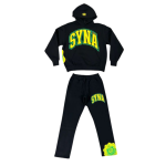 Syna World College Logo Tracksuit - Black / Yellow