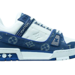 Louis Vuitton LV Trainer Monogram Denim White Blue