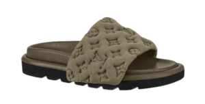 Sandálias Louis Vuitton Green Cloud Slides