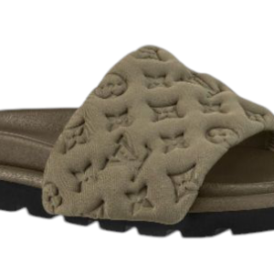 Sandálias Louis Vuitton Green Cloud Slides