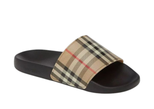 Burberry Slides planos Vintage Check