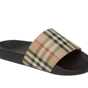 Burberry Slides planos Vintage Check