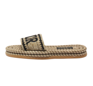 Chinelo Femenino Dior solado de carmesin