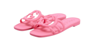 Women's Interlocking G slide sandal Rosa