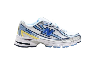 New Balance 740 branco Neon azul