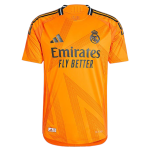 Adidas Camiseta masculina Real Madrid Stadium Away 2024/25, Gola redonda laranja