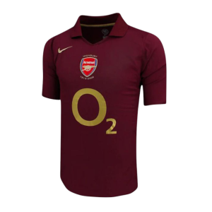 CAMISETA DE TIME HOME (CASA) ARSENAL 2005/2006 HIGHBURY FUTEBOL CAMISETA NIKE MASCULINO