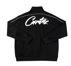 Conjunto Corteiz preto Vintage com estampa Corteiz na parte posterior