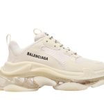 Tênis Balenciaga Triple S Clearsole em Bege Mesh Flesh