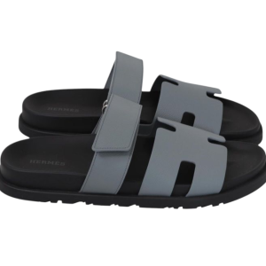 Sandália Hermès Antarctic Cyprus Cinza