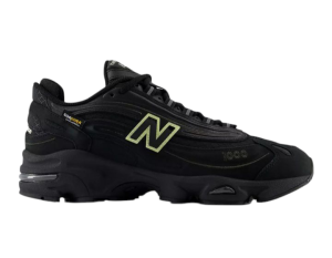 New Balance 1000 black neon Camurça preto