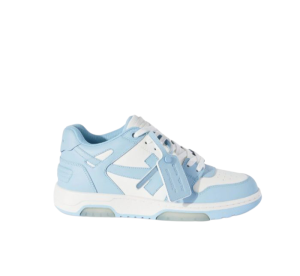 Off white Tênis de couro Azul Bebê