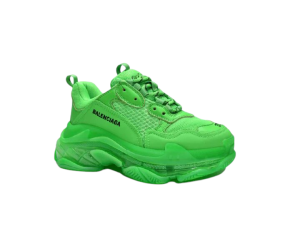 Tênis Balenciaga Triple S verde retrô Bulk