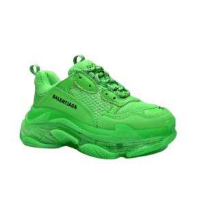 Tênis Balenciaga Triple S verde retrô Bulk