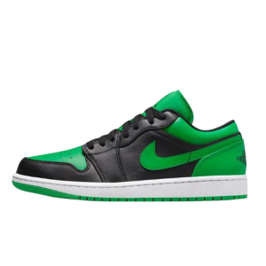Tênis Nike Air Jordan 1 Low 'Lucky Green' Preto