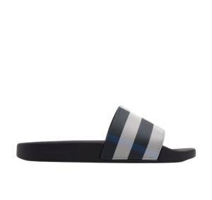Chinelos Burberry Furley Preto e Branco