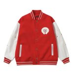 Jaqueta Chrome Heart Red Wood Varsity