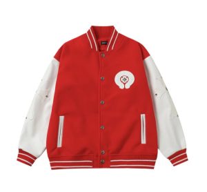 Jaqueta Chrome Heart Red Wood Varsity