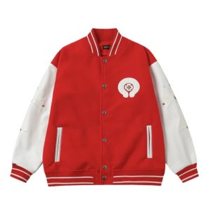 Jaqueta Chrome Heart Red Wood Varsity