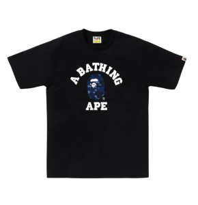Camiseta masculina de manga curta A BATHING APE Camiseta College Color Camo