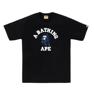 Camiseta masculina de manga curta A BATHING APE Camiseta College Color Camo