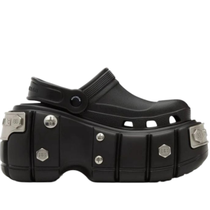 Balenciaga HardCrocs™ Mule em borracha preta