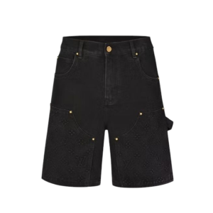 Louis Vuitton × Virgil Abloh Shorts jeans preto Louis Vuitton