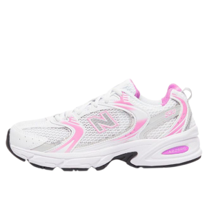 New Balance 530 Branco com Framboesa e Cinza Brighton