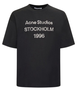 Acne Studios Camiseta com estampa do logotipo Estocolmo 1996