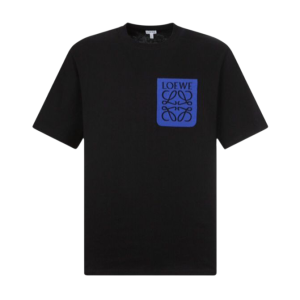 Loewe camiseta Anagrama com bolso Azul