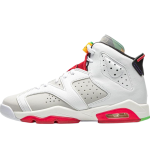 Air Jordan 6 Retro Hare Neutral Grey White True Red Black