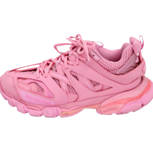Tênis Balenciaga rosa com cadarço,