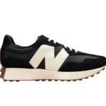 New Balance 327 Preto Branco Goma W