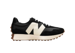 New Balance 327 Preto Branco Goma W