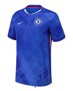 Camisa Masculina Chelsea FC Home Match 2025/26 Azul