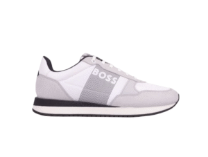 Tênis Hugo Boss Tecido branco e cinza