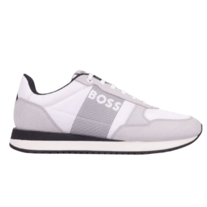 Tênis Hugo Boss Tecido branco e cinza