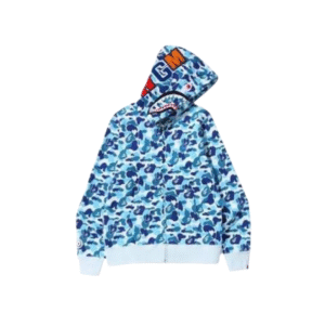 MOLETOM COM CAPUZ E ZÍPER MASCULINO ABC CAMO SHARK