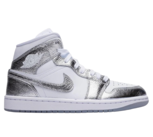 Tênis Air Jordan 1 Mid SE "Metallic Silver"