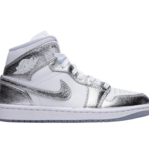 Tênis Air Jordan 1 Mid SE "Metallic Silver"