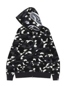 A Bathing Ape (BAPE) – City Camo Shark Full Zip Hoodie