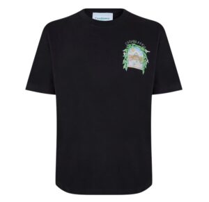 CASABLANCA Preta Camiseta com estampa de logo