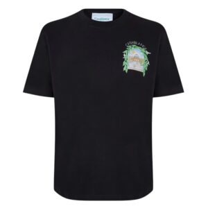 CASABLANCA Preta Camiseta com estampa de logo