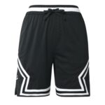 JORDAN DIAMANTE Sport Dri-fit Stripe para homens, na cor preta.